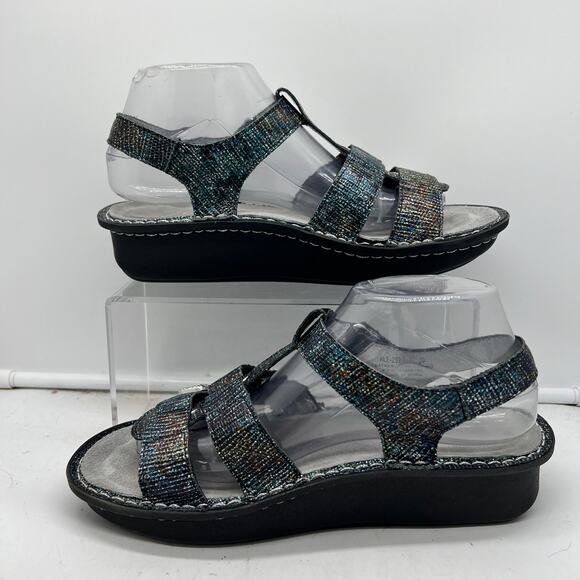 Alegria Sandals Womens 39 Kleo Slingback Black Leather US 9 Kle 292 - Picture 2 of 8